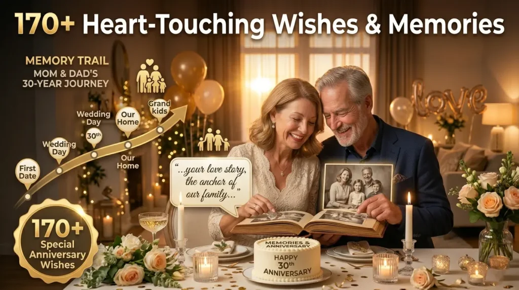Heart-Touching Anniversary Messages for Parents