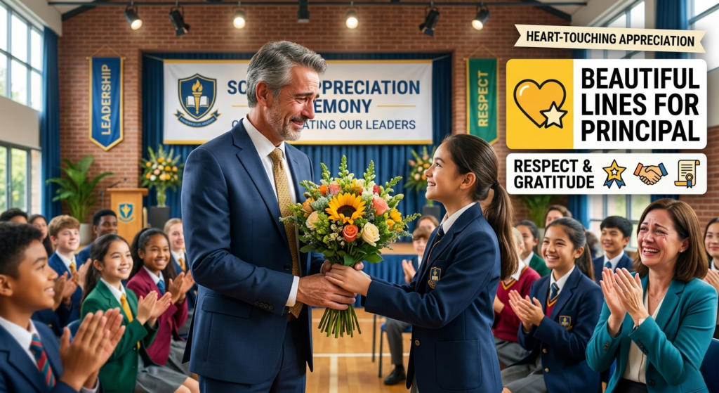 Heart-Touching Appreciation and Nice Beautiful Lines for Principal from Students