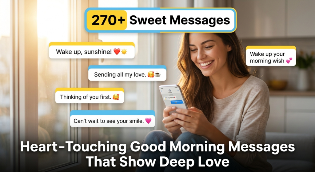 Heart-Touching Good Morning Messages That Show Deep Love