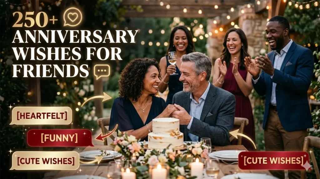 Heartfelt Anniversary Wishes for Friends to Celebrate Their Special Day