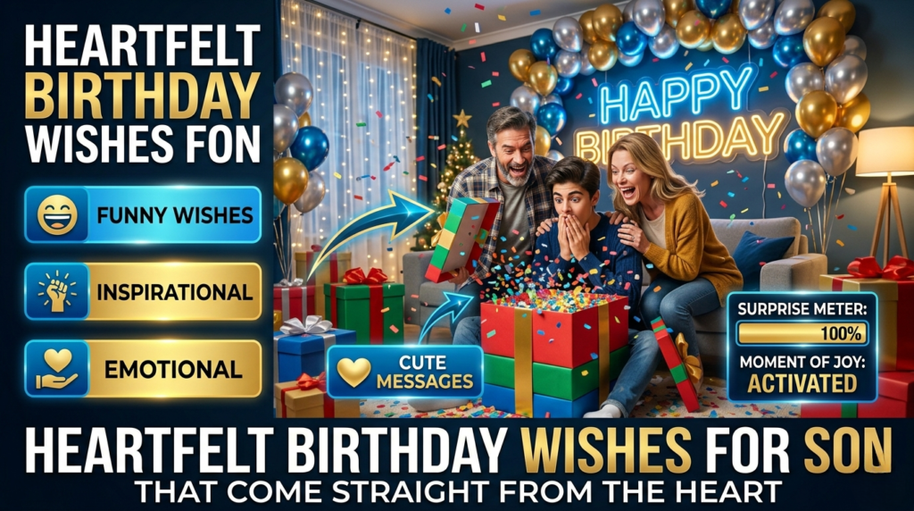 Heartfelt Birthday Wishes for Son That Come Straight From the Heart