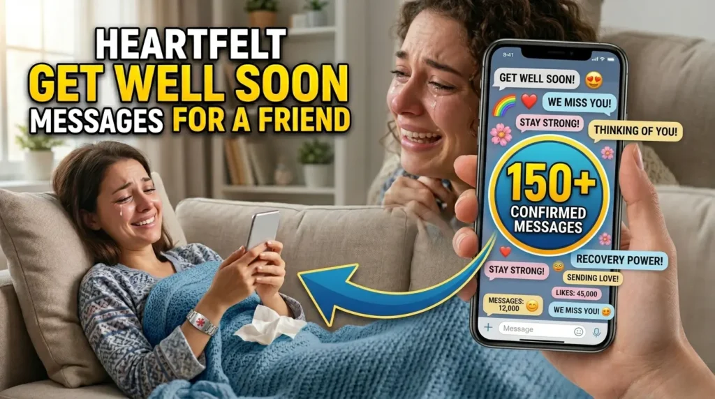 Heartfelt Get Well Soon Messages for a Friend to Feel Your Love