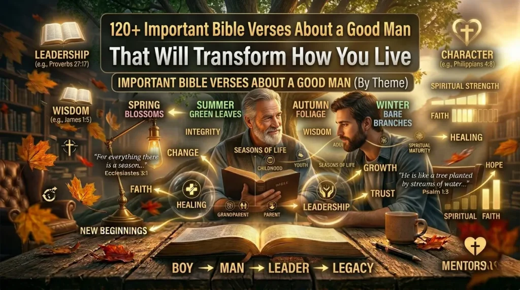 Important Bible Verses About a Good Man (By Theme)