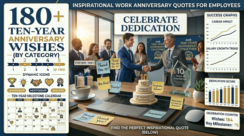 Inspirational Work Anniversary Quotes for Employees