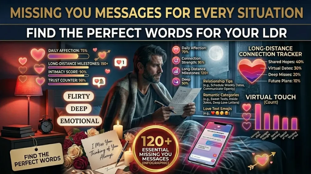 Missing You Messages for Every Situation