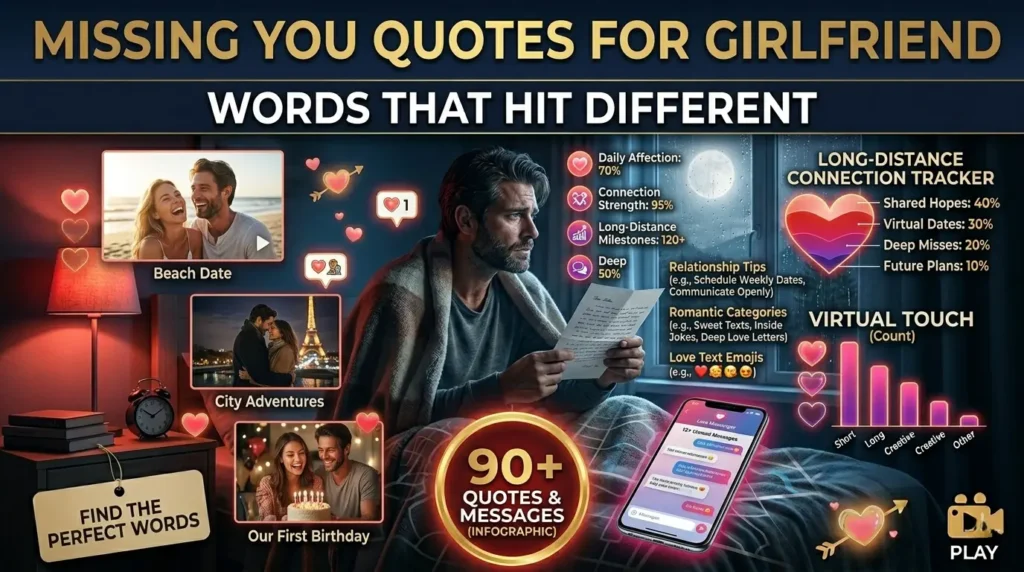 Missing You Quotes for Girlfriend — Words That Hit Different