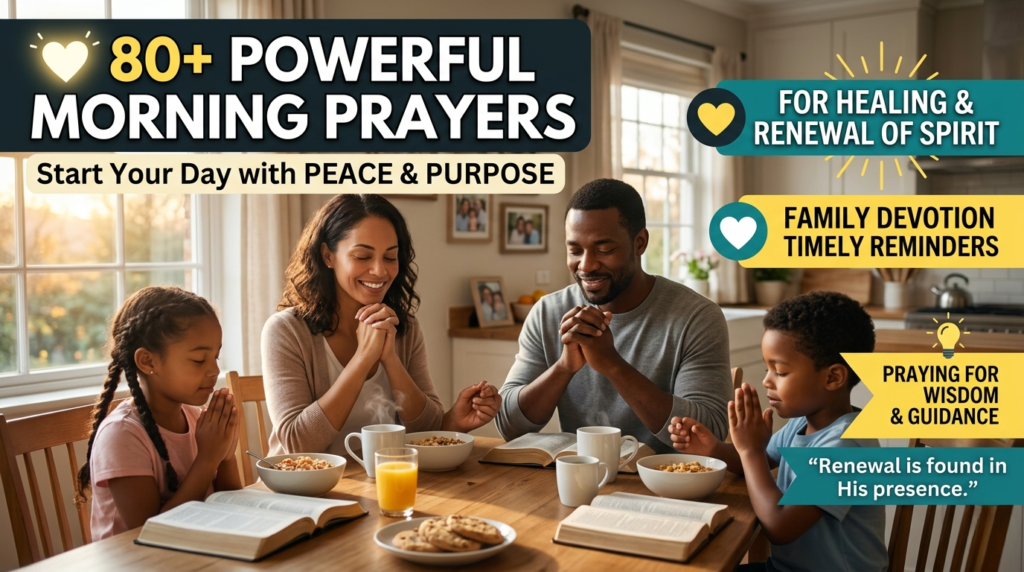 Morning Prayers for Healing and Renewal of Spirit