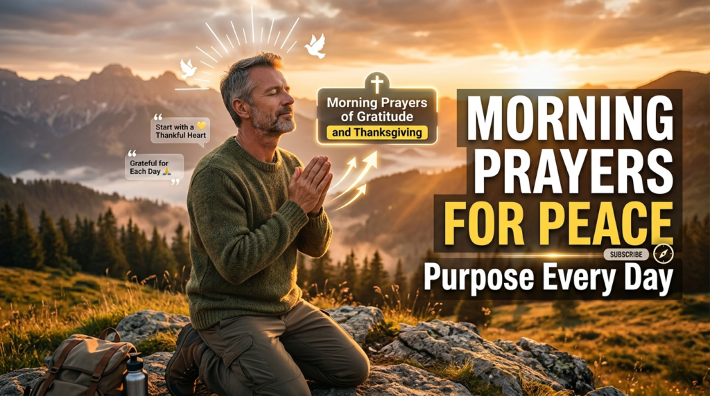 Morning Prayers of Gratitude and Thanksgiving