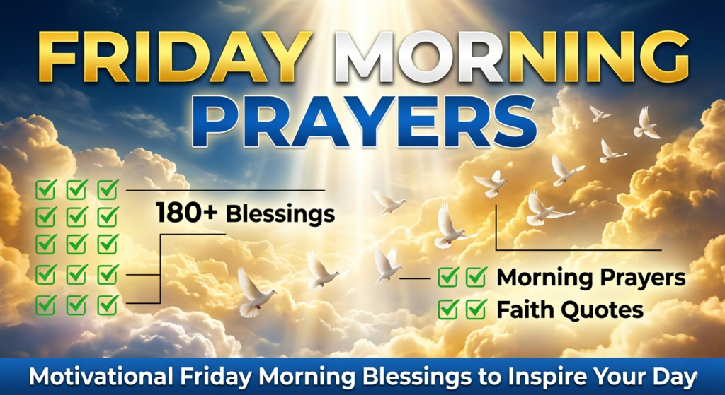 Motivational Friday Morning Blessings to Inspire Your Day