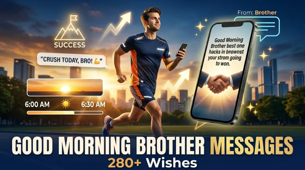 Motivational Good Morning Messages for Brother
