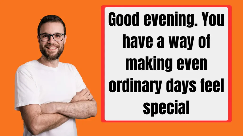 Good Evening Messages by Relationship