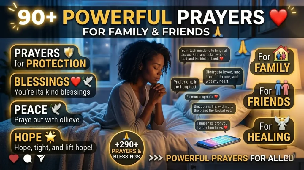 Powerful Prayers for Family and Friends to Bring Peace and Blessings