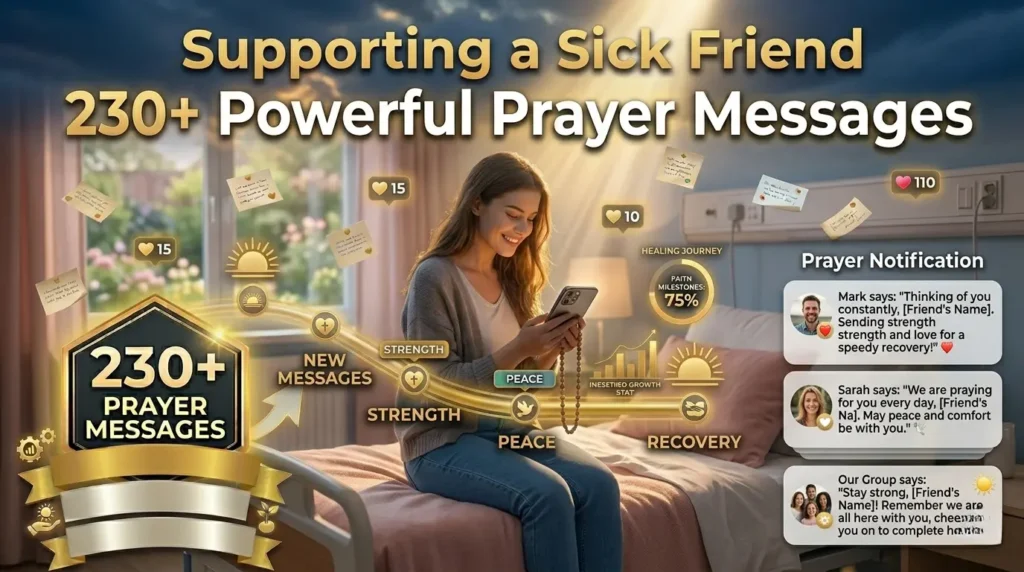Prayer Messages for a Friend Who Is Sick or Healing