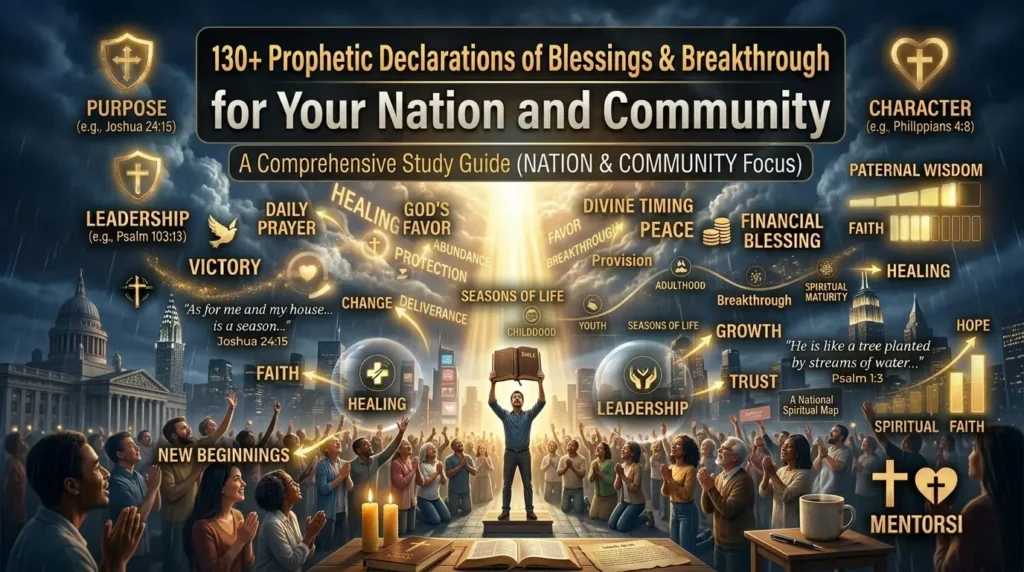 Prophetic Declarations of Blessings and Breakthrough for Your Nation and Community