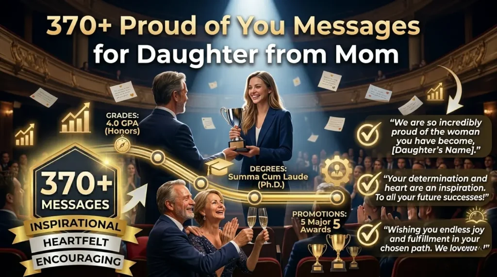 Proud of You Messages for Daughter from Mom