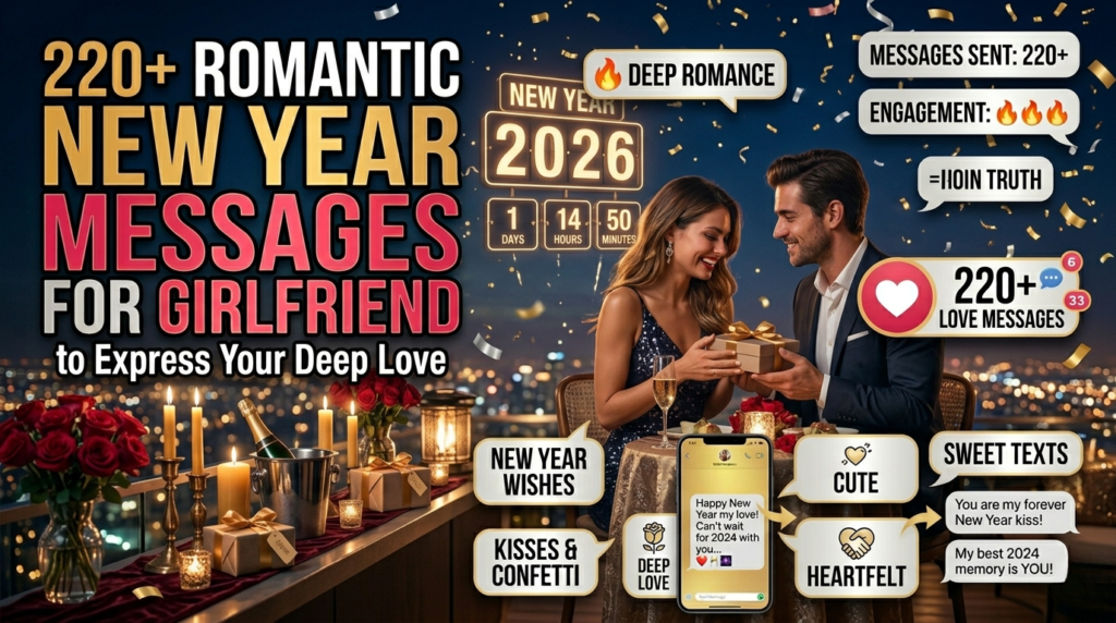 Romantic New Year Messages for Girlfriend , The Complete Collection