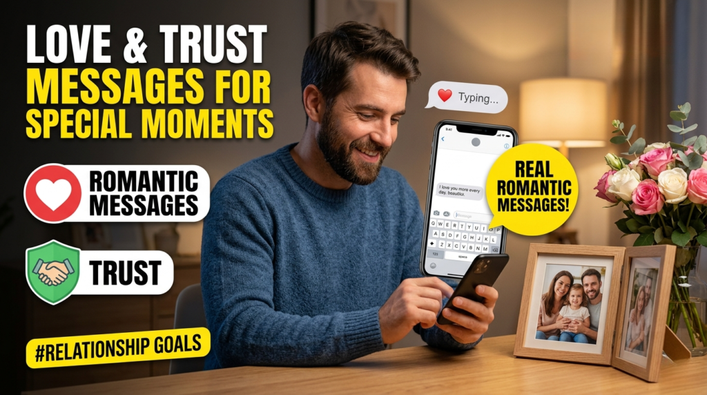 Romantic Trust Messages for My Wife