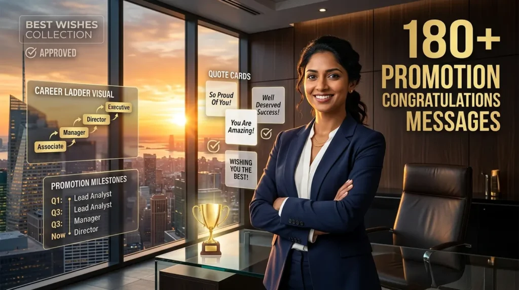 Short Congratulations Messages for Promotion