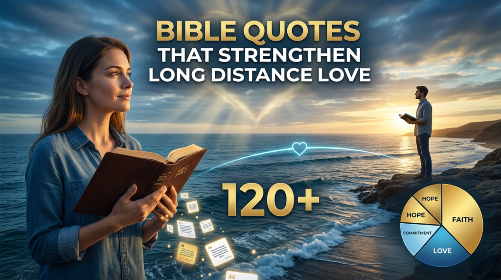 Short Long Distance Relationship Bible Quotes for Texts and Cards