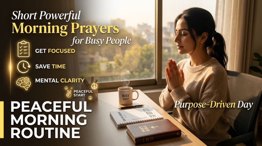 Short Powerful Morning Prayers for Busy People