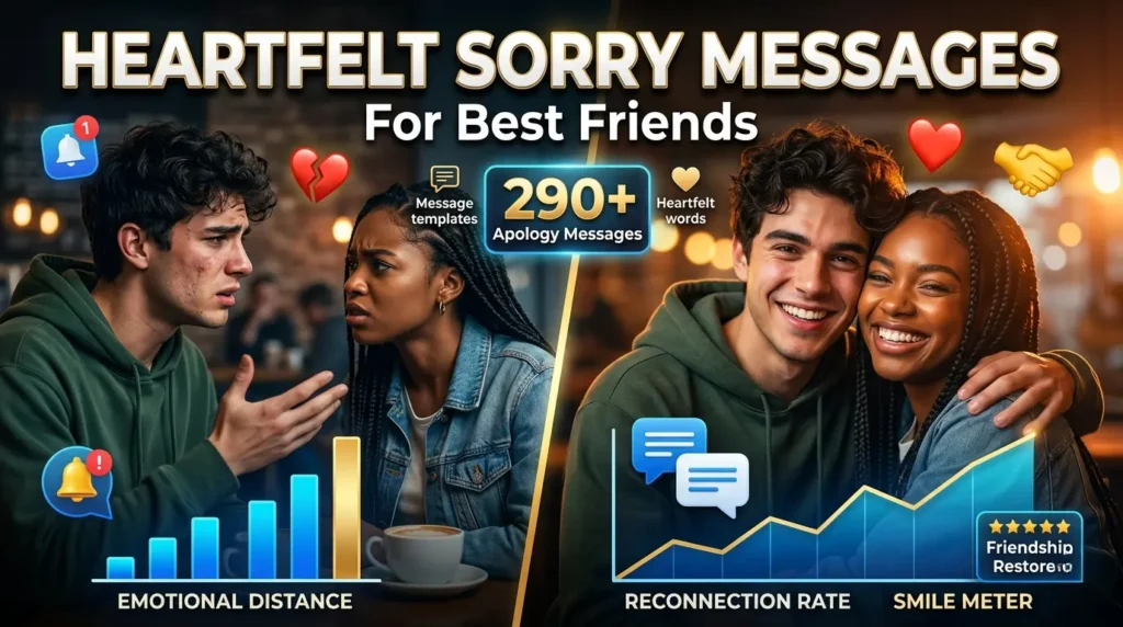 Sorry Messages for a Friend  When You Feel Guilty