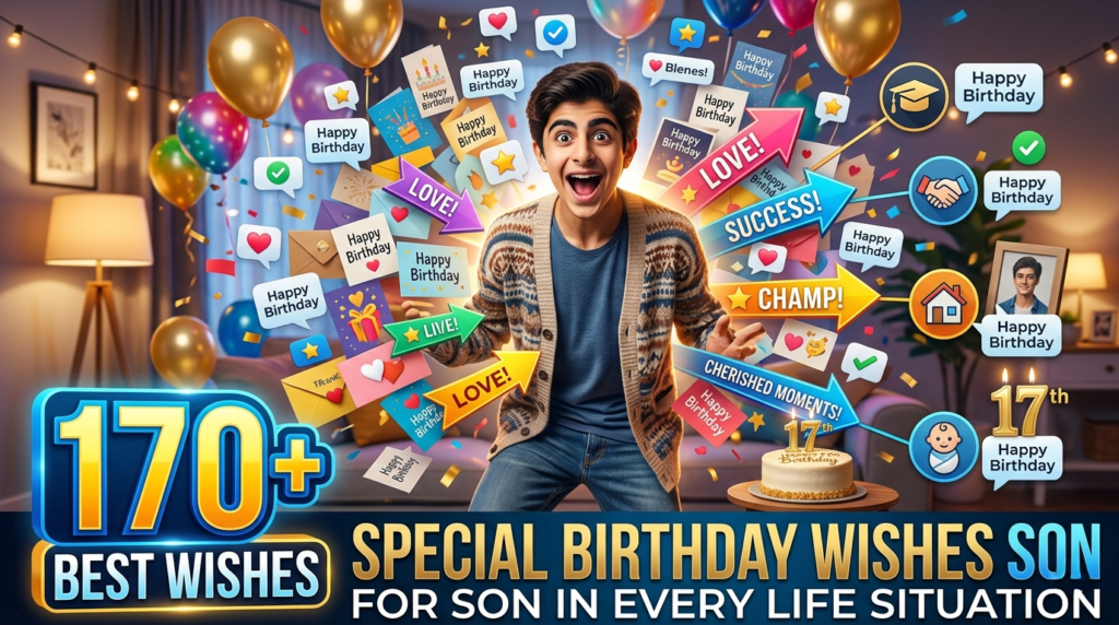 Special Birthday Wishes for Son in Every Life Situation
