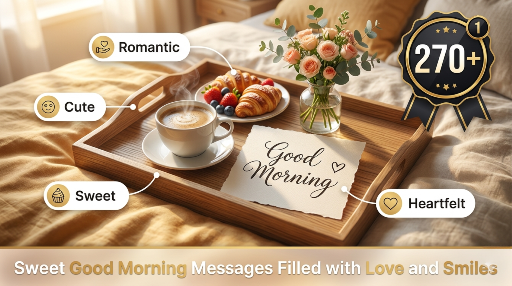 Sweet Good Morning Messages Filled with Love and Smiles