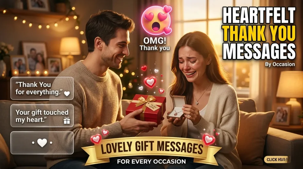 Thank You for the Lovely Gift Messages (By Occasion)