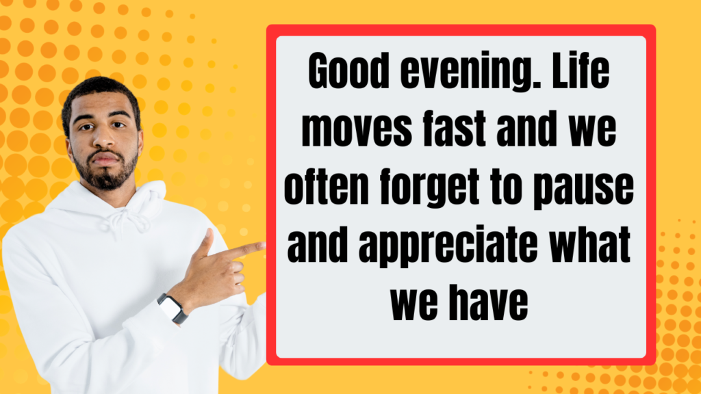 Good Evening Messages to Make Someone Smile