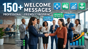 150+ Welcome Messages for New Employees: Professional, Friendly & Inspiring Examples