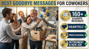 160+ Heartfelt Goodbye Messages for a Coworker Leaving Work (For Every Situation & Tone)