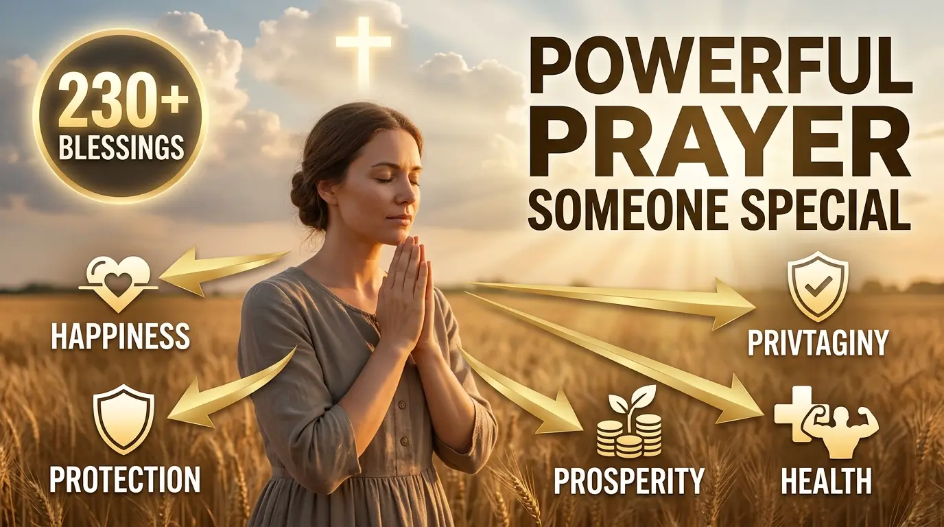 230+ Powerful Prayer For Someone Special to Receive God's Blessings