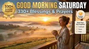 330+ Positive Good Morning Saturday Blessings to Inspire Your Day