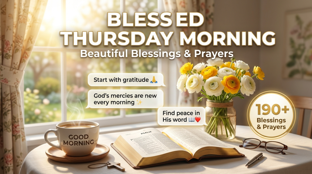 Beautiful Good Morning Thursday Blessings and Prayers