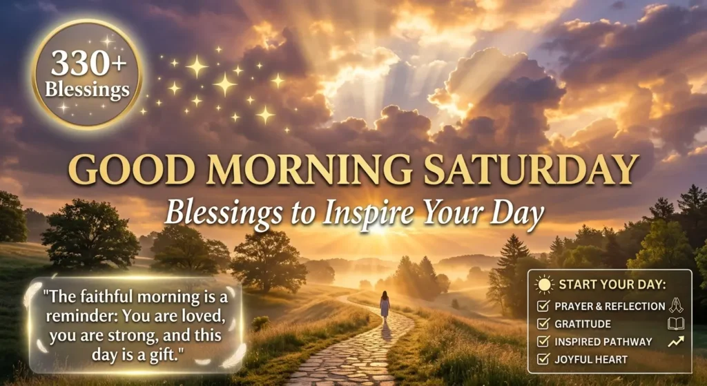 Good Morning Saturday Blessings for Friends and Family