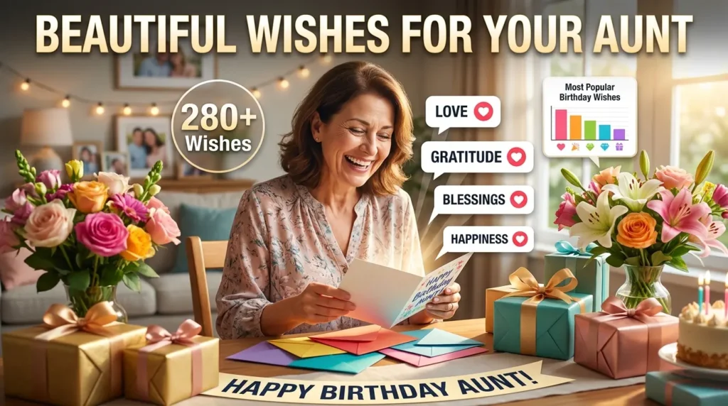 Happy Birthday Aunt Messages for Every Relationship and Mood
