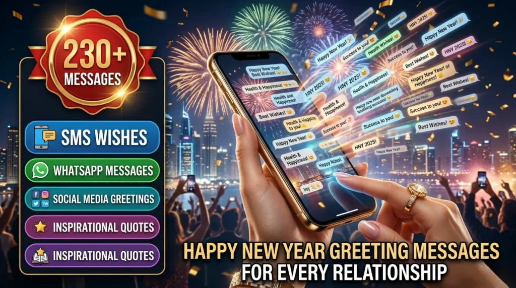 Happy New Year Greeting Messages for Every Relationship