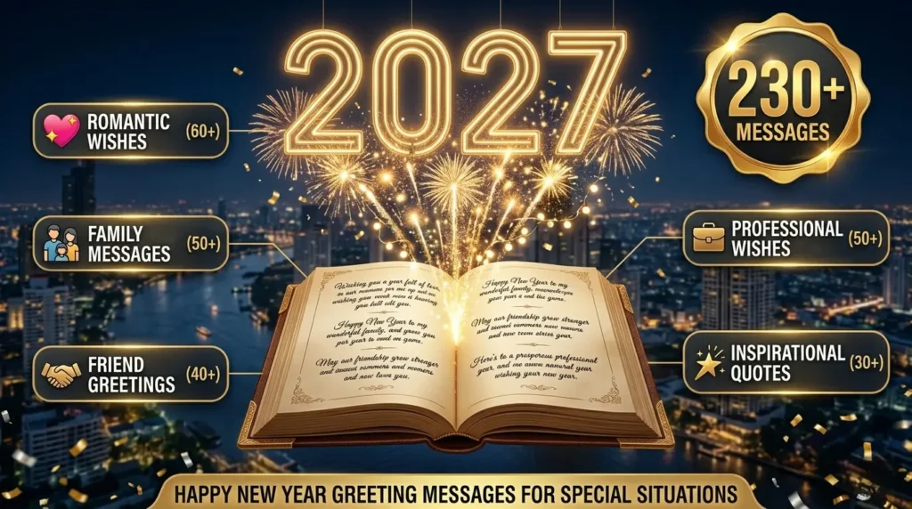 Happy New Year Greeting Messages for Special Situations