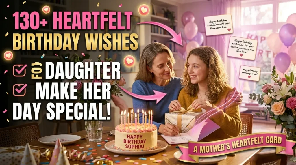 Heartfelt and Emotional Birthday Wishes for Daughter