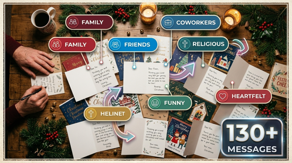 Heartfelt and Meaningful Christmas Card Messages for Family and Friends