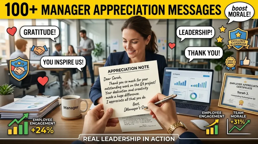 Manager and Leadership Appreciation Messages