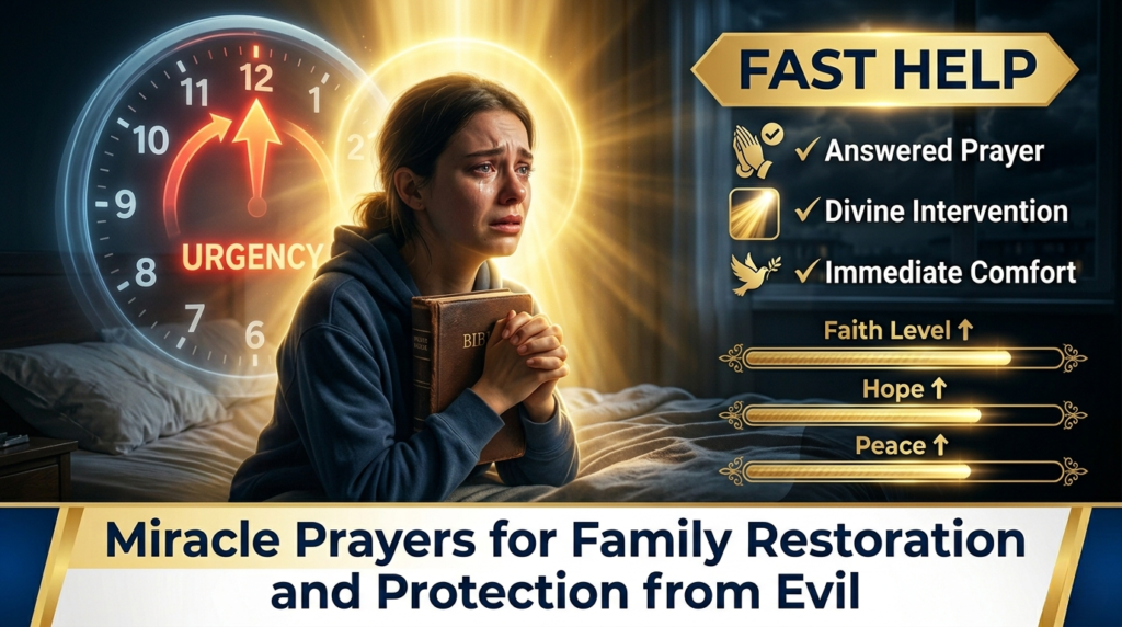 Miracle Prayers for Family Restoration and Protection from Evil