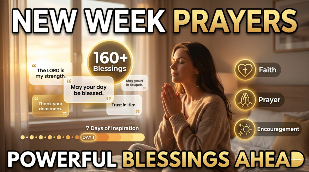 New Week Blessings for Friends, Family and Loved Ones