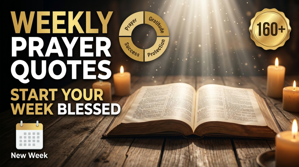 Powerful New Week Prayer Quotes to Start Strong