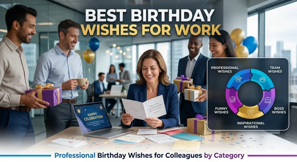 Professional Birthday Wishes for Colleagues by Category