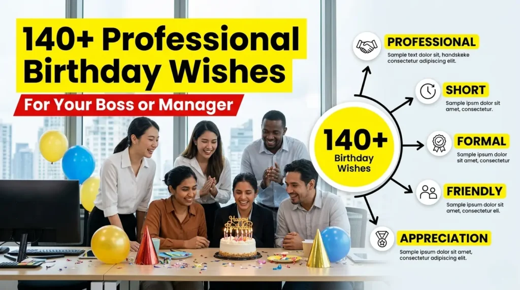 Professional Birthday Wishes for Your Boss or Manager