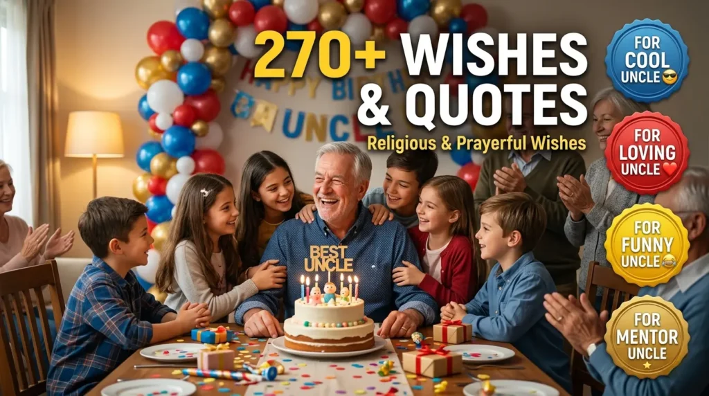 Religious and Prayerful Happy Birthday Wishes for Uncle