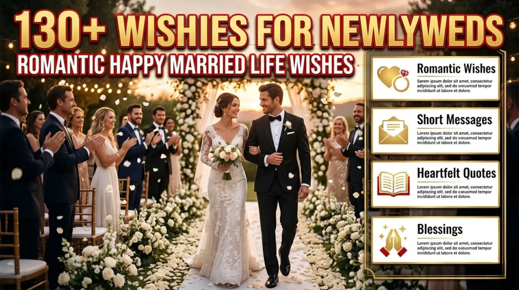 Romantic Happy Married Life Wishes From One Spouse to Another