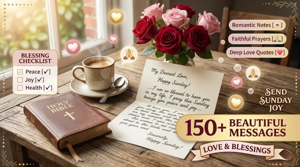 Romantic Happy Sunday Messages for Your Love