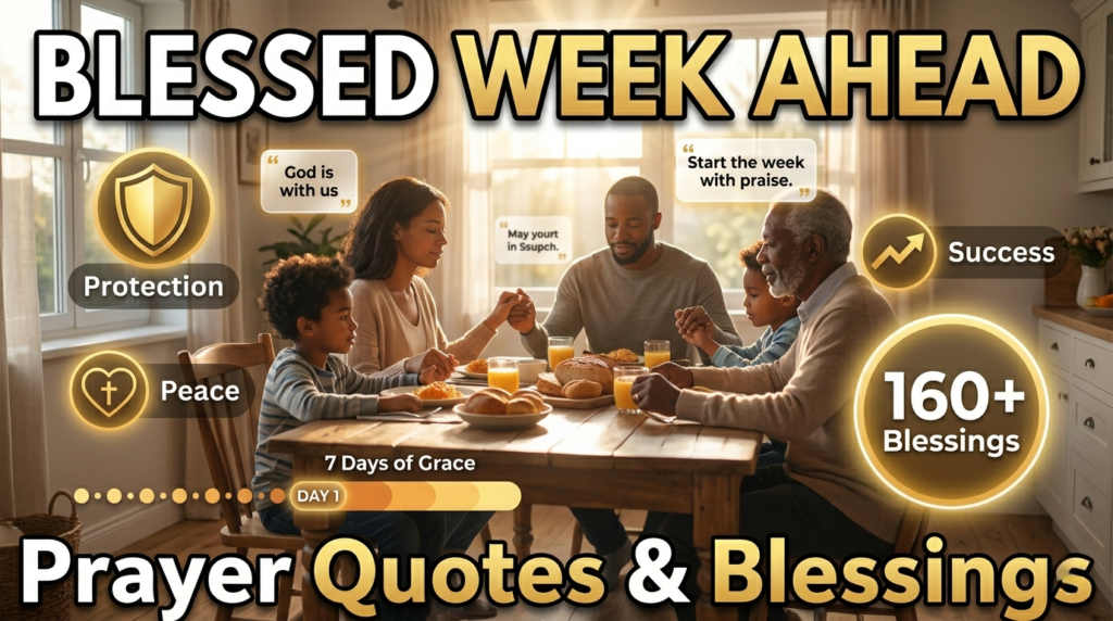 Short New Week Blessings and WhatsApp Status Quotes